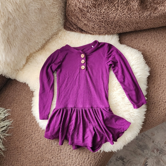 Posh Peanut Ribbed Twirl Bodysuit